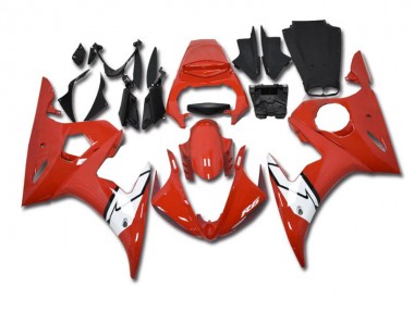 Rosso Bianco Carrozzeria & Plastica Moto Yamaha R6 03-05