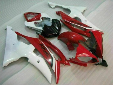 Rosso Bianco Kit Carenatura Moto Yamaha R6 08-16