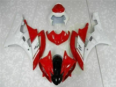 Rosso Bianco Kit Carene Moto Yamaha R6 06-07