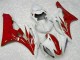 Rosso Bianco Kit Completo Carenatura Moto ABS Yamaha R6 06-07