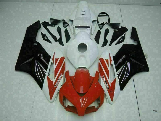 Rosso Bianco Kits Carenatura Moto Iniezione Honda CBR 1000 RR 04-05