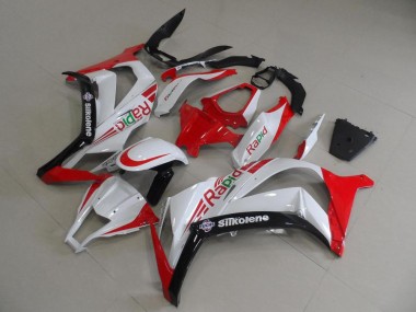 Rosso & Bianco Rapid Carene Moto Kawasaki ZX10R 11-15