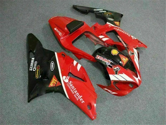 Rosso Kit Carenatura Moto Completa Yamaha R1 00-01