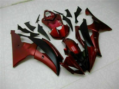 Rosso Nero ABS Moto Plastica & Carene Yamaha R6 08-16