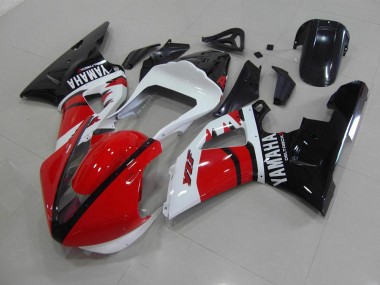 Rosso Nero Bianco Corsa Versione Carene Moto Yamaha R1 00-01