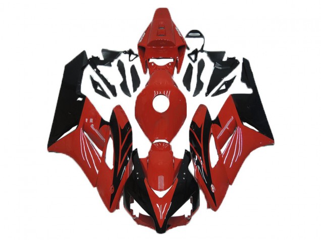 Rosso Nero Kits Carene Moto Completa Honda CBR 1000 RR 04-05