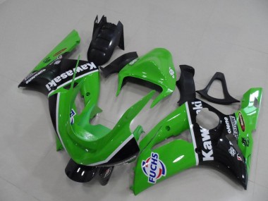 Verde Fuchs Carene Moto Kawasaki ZX6R 03-04