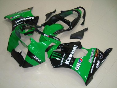 Verde Monster Carene Moto Kawasaki ZX6R 00-02