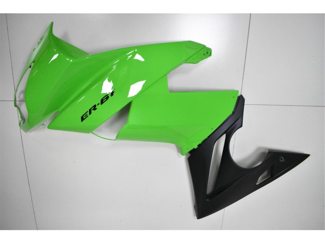 Verde Nero ABS Kits Carena Moto Kawasaki EX650 09-11