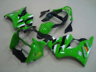 Verde Nero Carrozzeria Moto & Carena Moto Kawasaki ZX6R 00-02