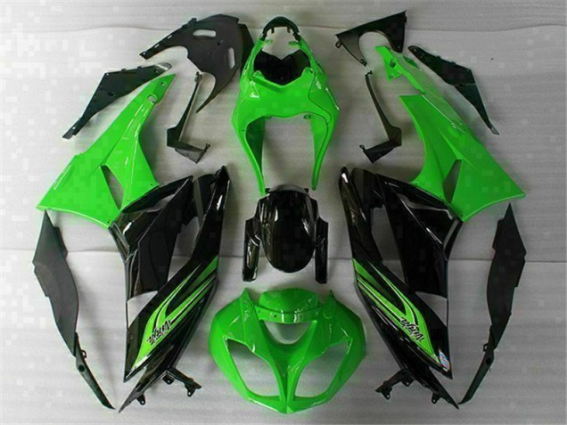 Verde Nero Carrozzeria Moto & Carena Moto Kawasaki ZX6R 09-12